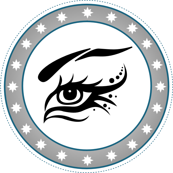 SVG Bird eye logo vector image