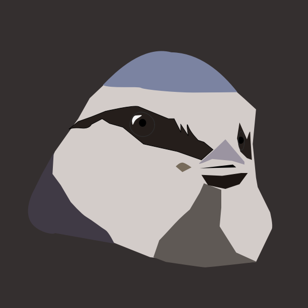 SVG bird face 01