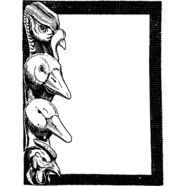 SVG Bird head frame