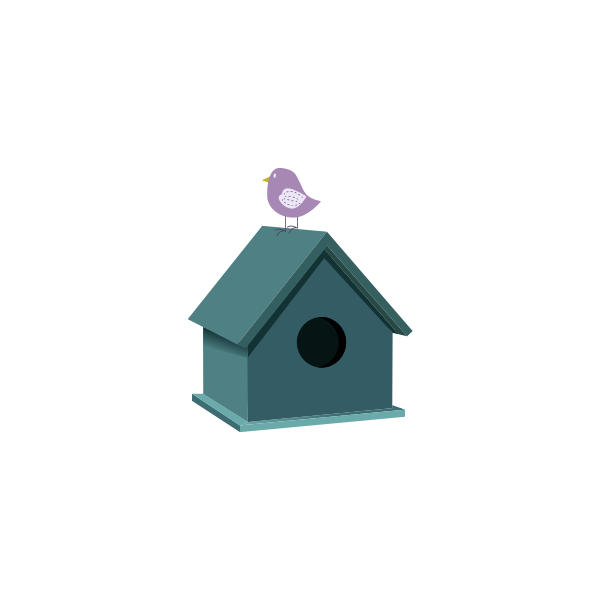 SVG Bird house
