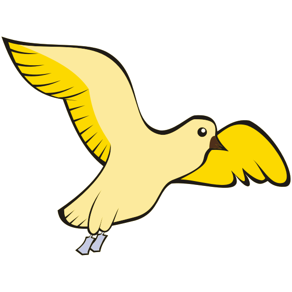 SVG Bird in flight 2