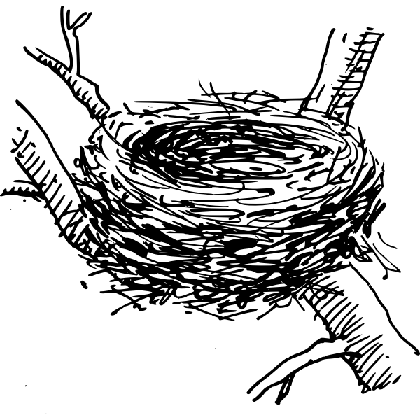 SVG Bird nest