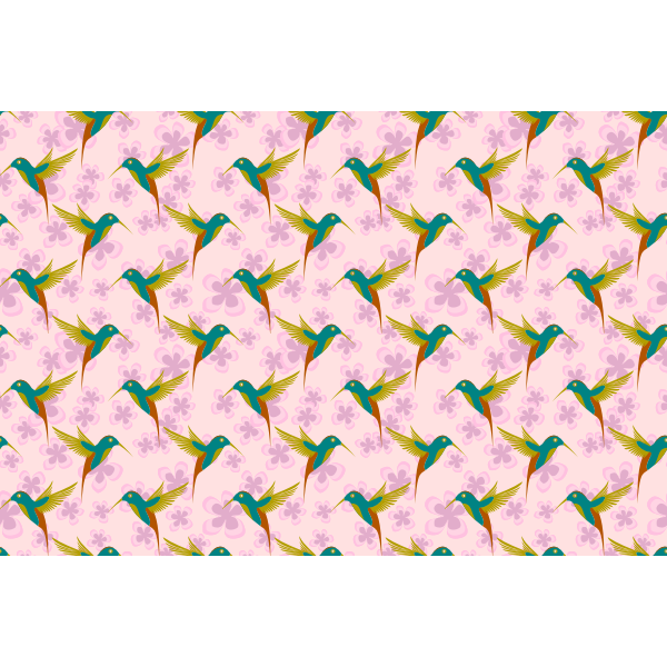 SVG Bird pattern vector image