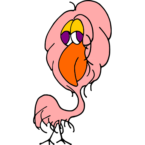 SVG Birdie in pink