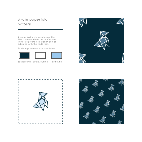 SVG Birdie pattern