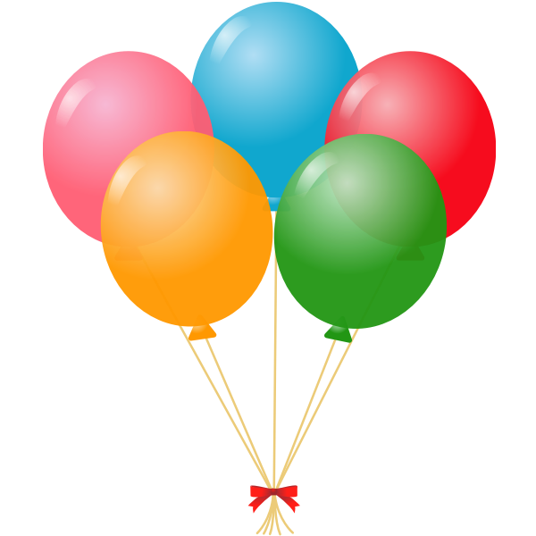 SVG Birthday balloons