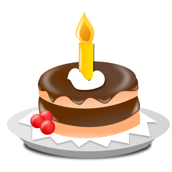 SVG Birthday icon vector image