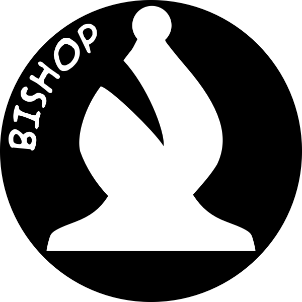 SVG Bishop chess pawn vector image