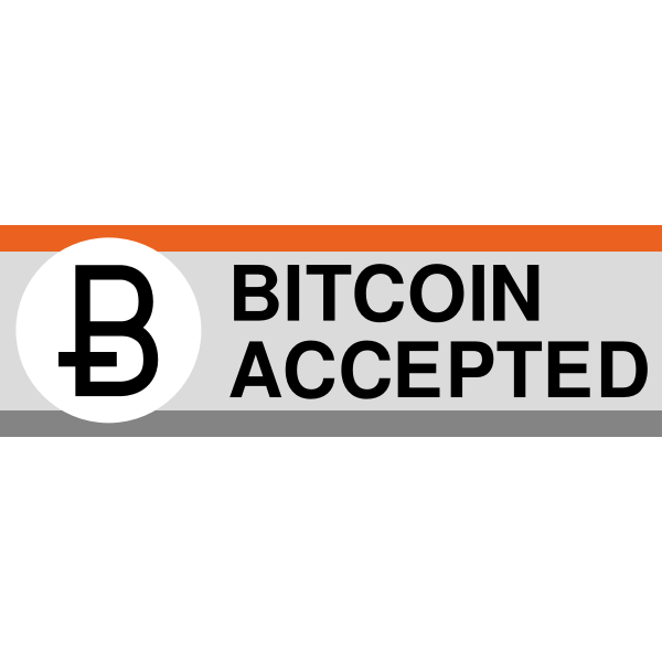 SVG Bitcoin accepted banner