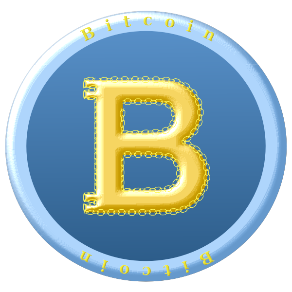 SVG Bitcoin coin symbol