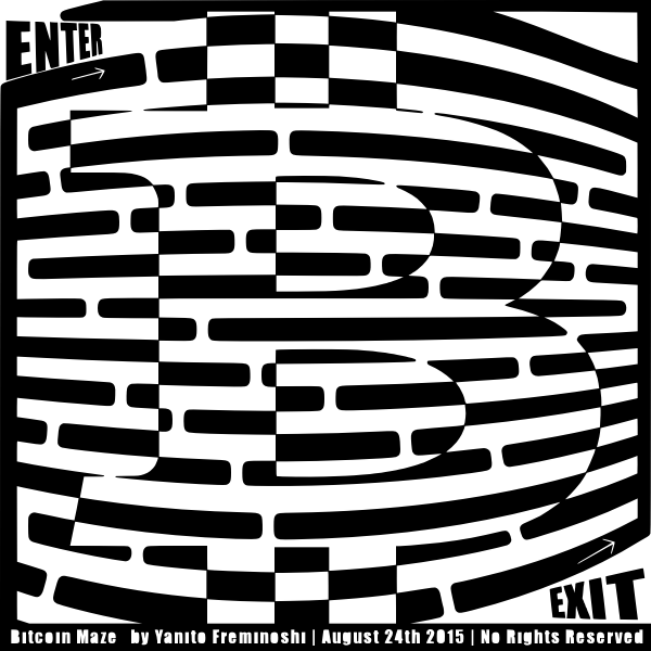 SVG Bitcoin maze