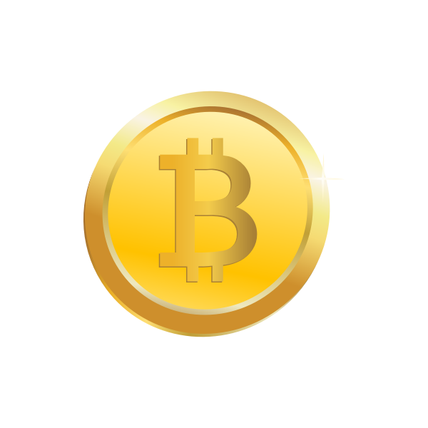 SVG Bitcoin vector illustration