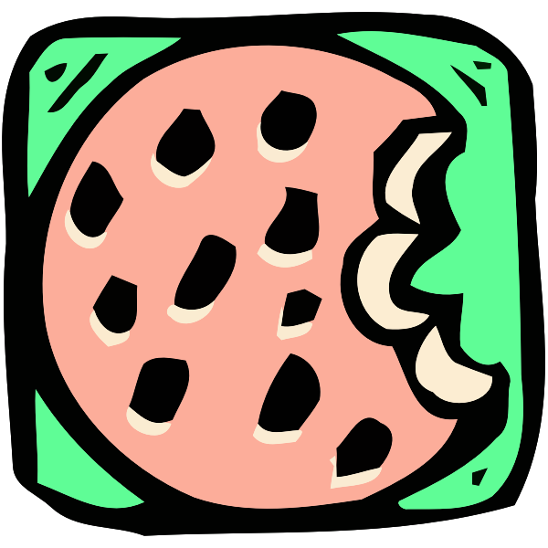 SVG Bitten cookie