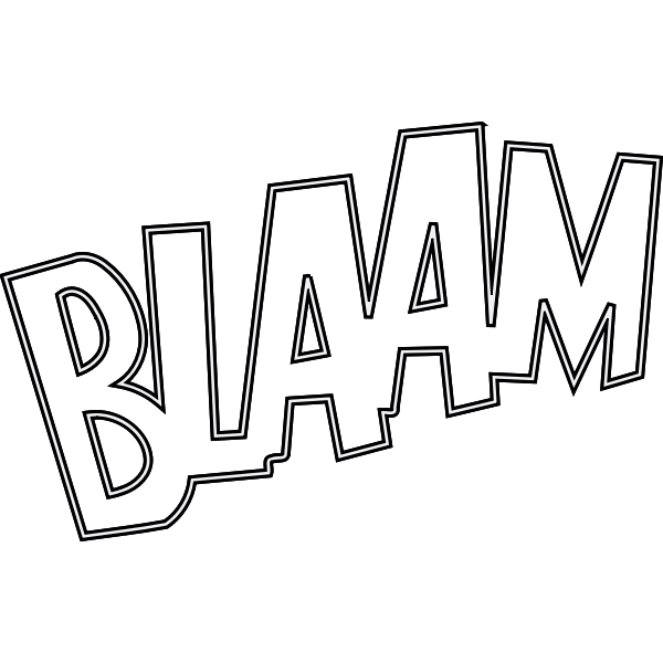 SVG BLAAM outlined