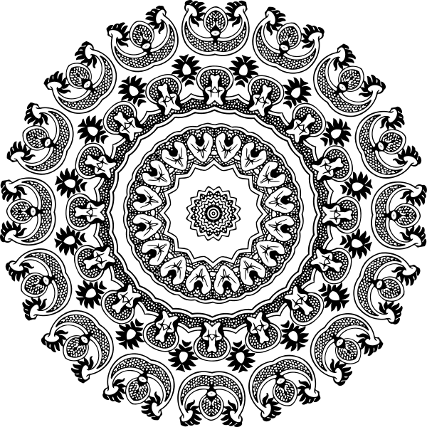 SVG Black abstract design