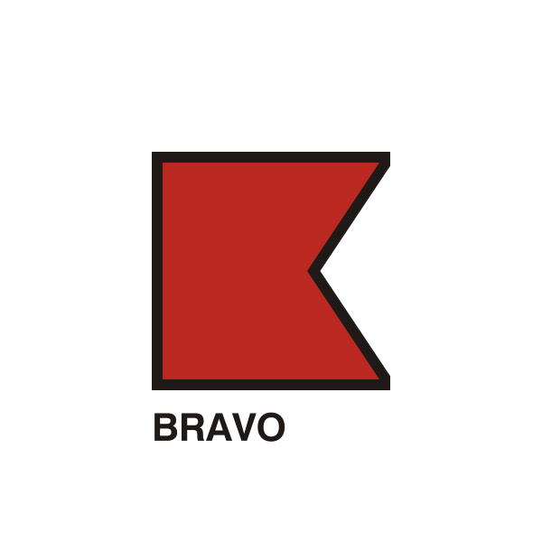 SVG Black and red flag