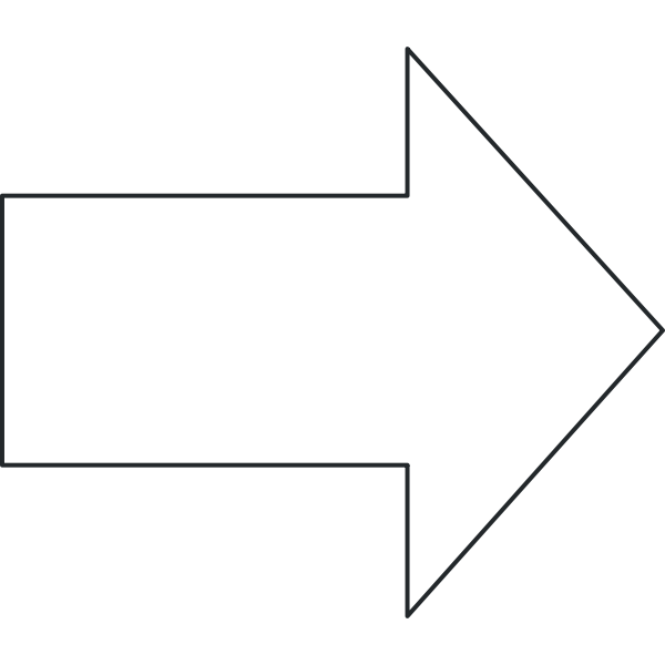 SVG Black and white arrow pointing right vector image
