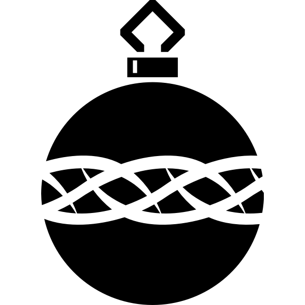 SVG Black and white ball image