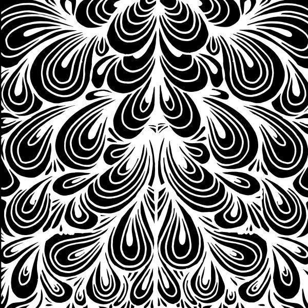 SVG Black and white geometric pattern