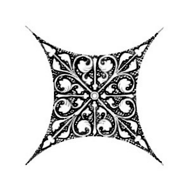 SVG Black and white lace