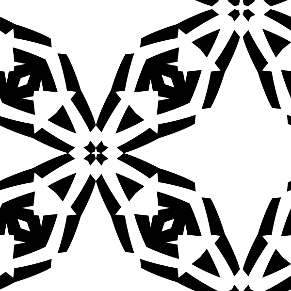 SVG Black And White Seamless Tile