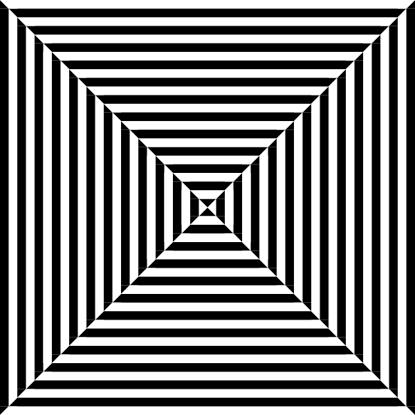 SVG Black and white trapeze