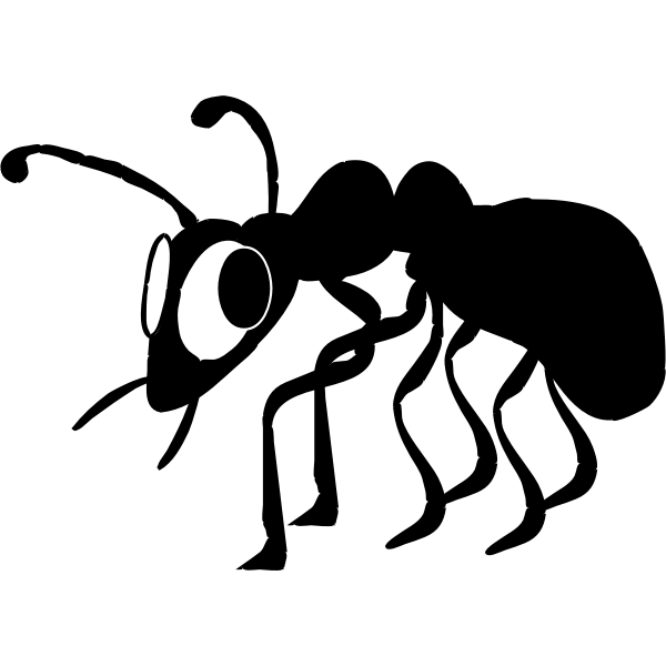 SVG Black ant