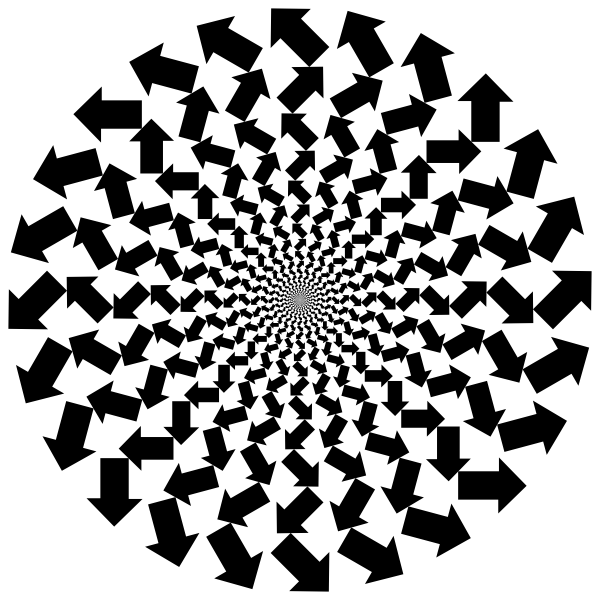 SVG Black arrows in cortex