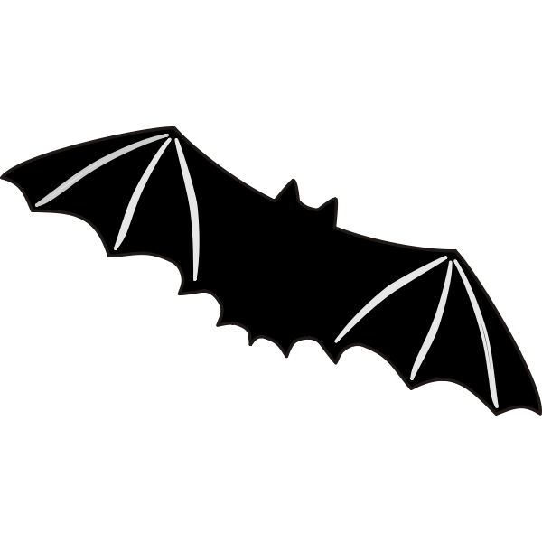 SVG Black bat