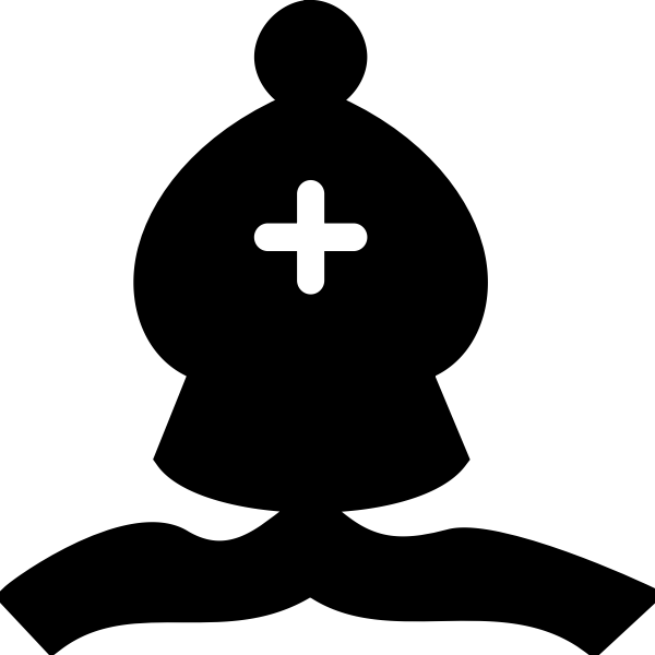 SVG Black bishop