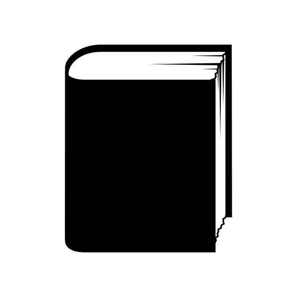 SVG Black book with many pages