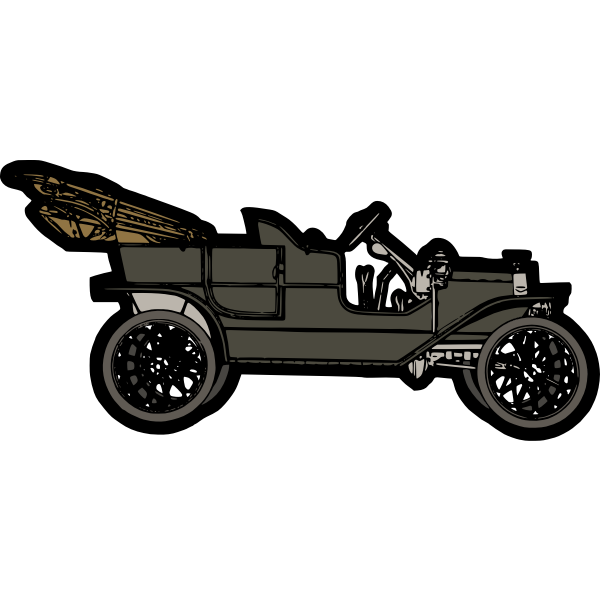 SVG Black car model