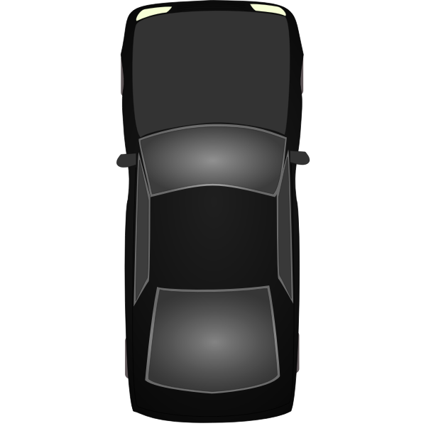 SVG Black car vector illustration