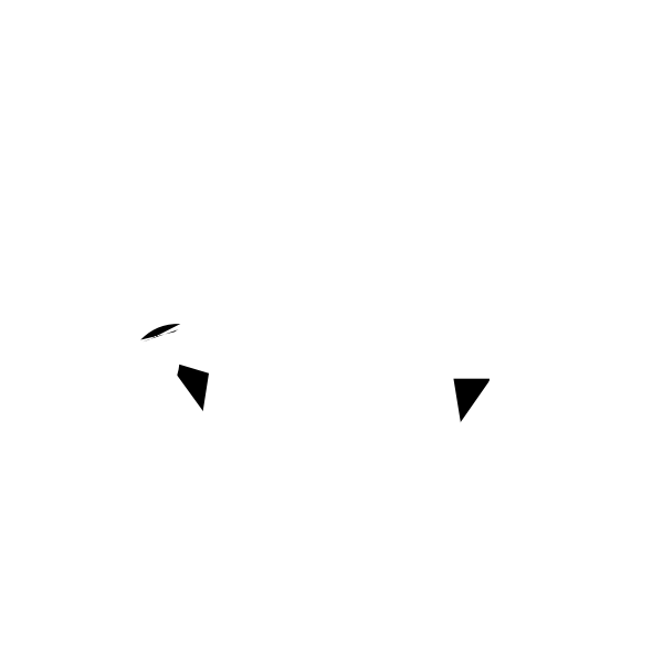 SVG Black Cat Paw