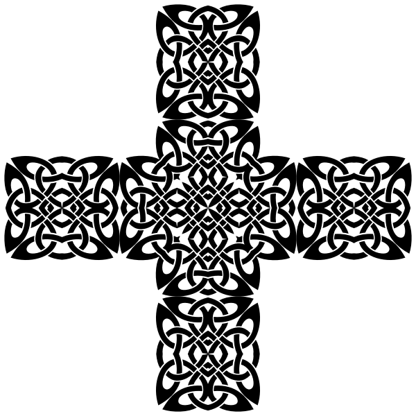 SVG Black Celtic knot