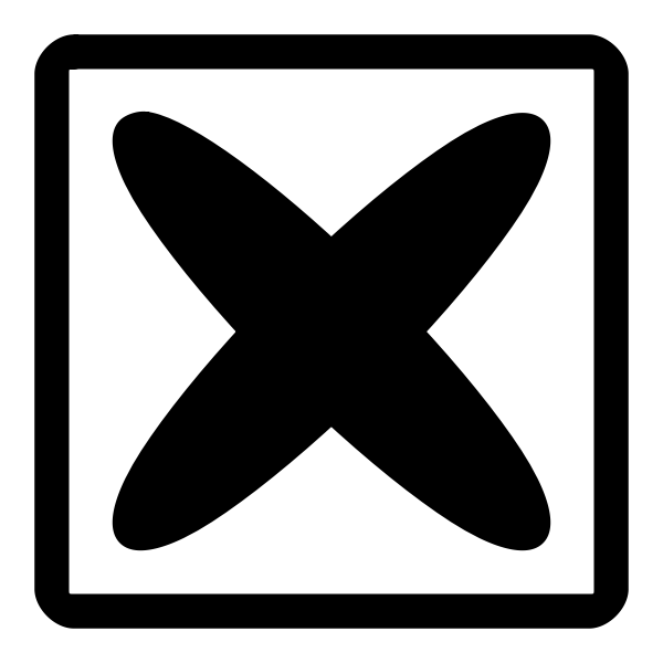 SVG Black clear symbol