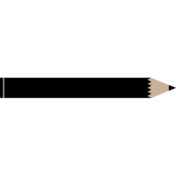 SVG Black crayon