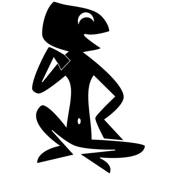 SVG Black creature