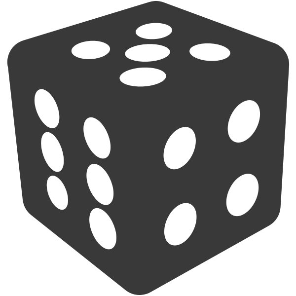 SVG Black dice