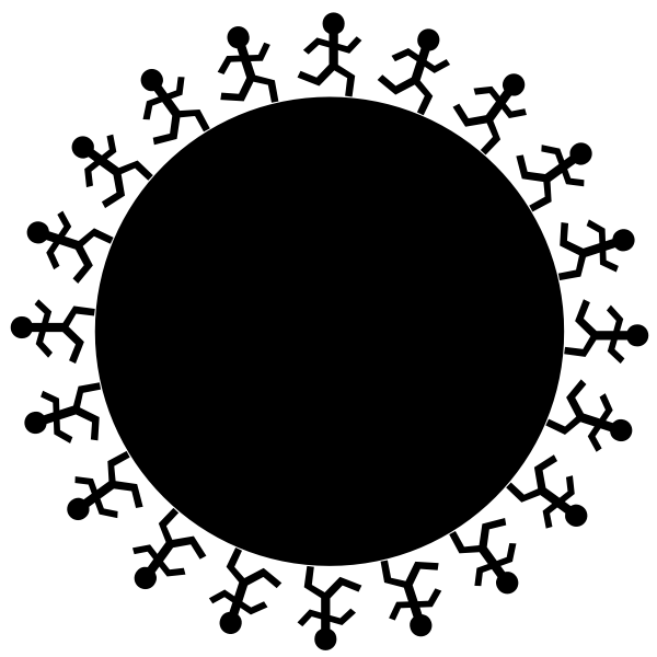 SVG Black hole sun