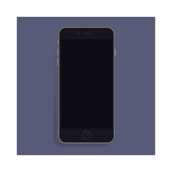 SVG black IPHONE 6 BW OC rev3
