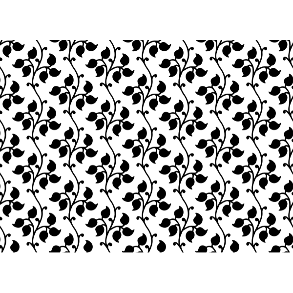 SVG Black leaves on white background