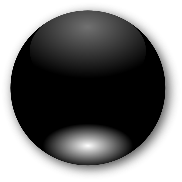 SVG Black led round vector drawing