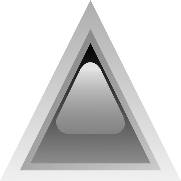 SVG Black led triangle vector drawing