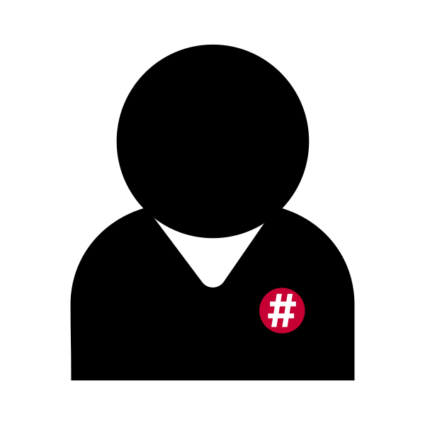 SVG Black matrix avatar vector illustration