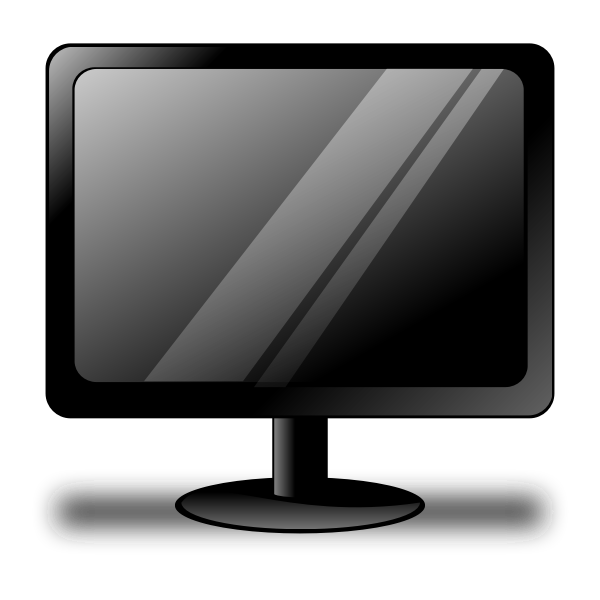 SVG Black Monitor