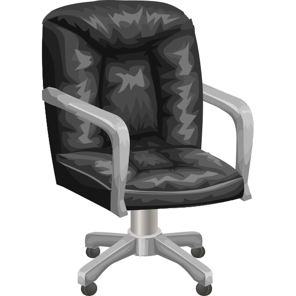 SVG Black office chair