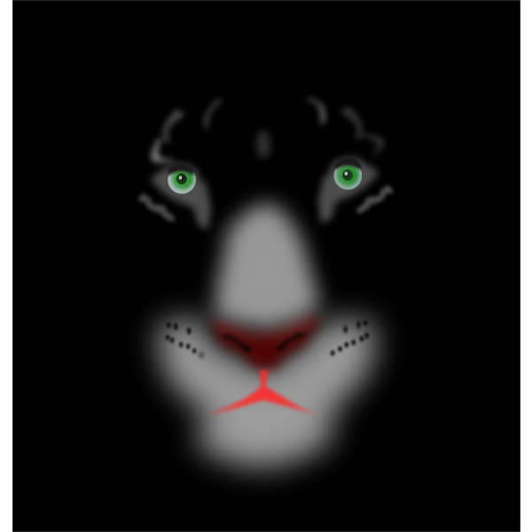 SVG Black panther drawing