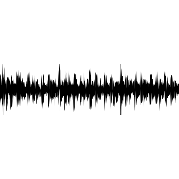 SVG Black sound wave vector drawing