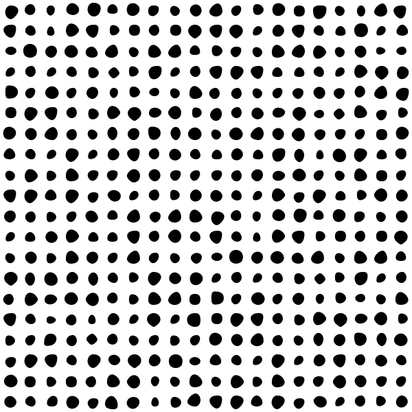 SVG Black spots silhouette